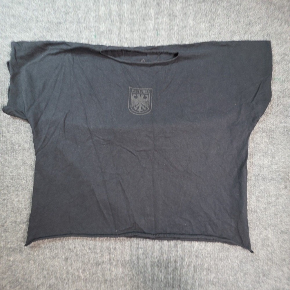 Vultures Shirt Mens One Size Black Sleeveless Eagle Crest Graphic Tee T-Shirt